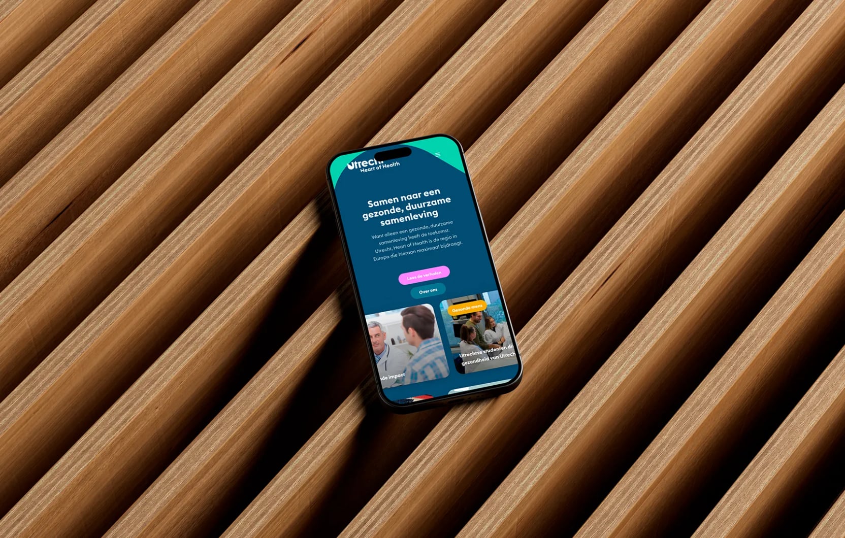 Website Development voor Utrecht Heart of Health door this.nl