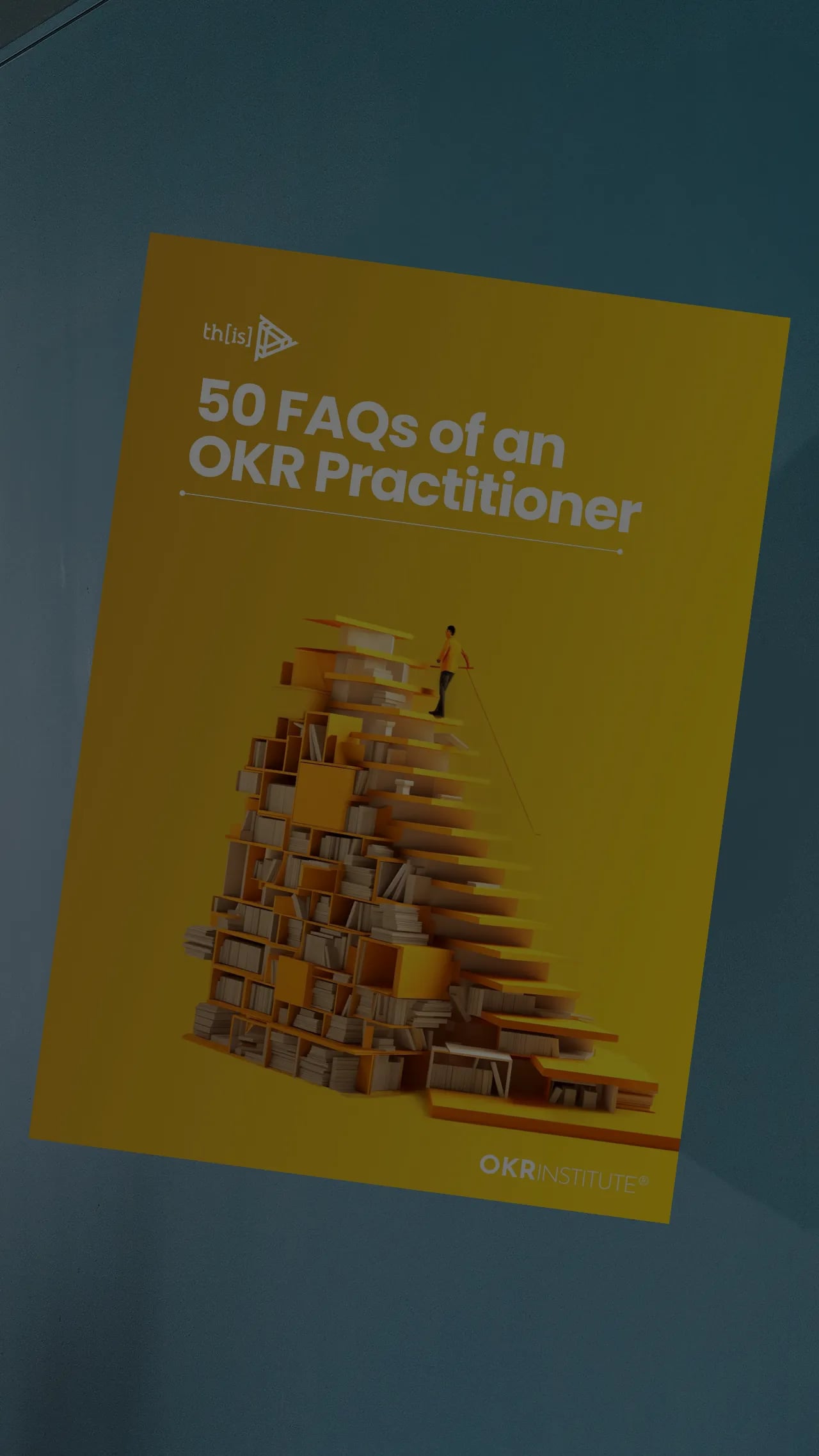 Download hier het e-book '50 FAQs of an OKR Practitioner' van This is Performance