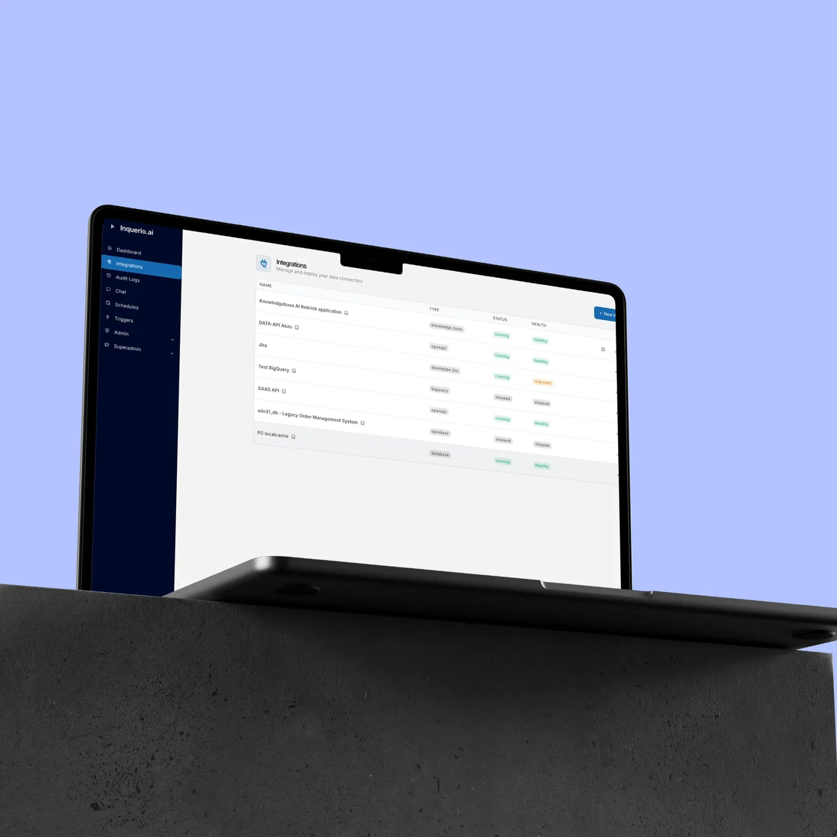 260506 Inquerio AI   Sales Demo   Mockup Integrations