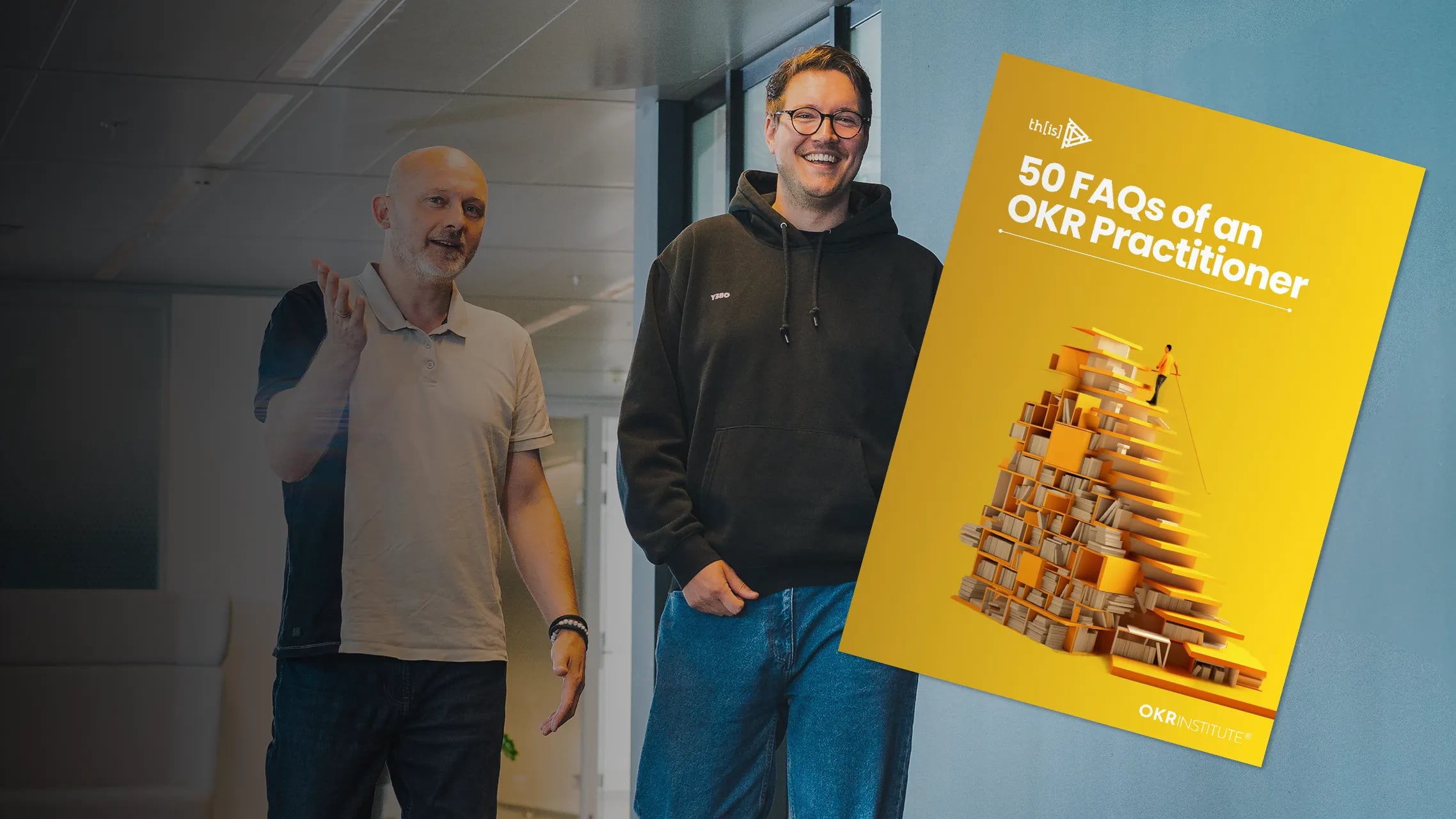 Download hier het e-book '50 FAQs of an OKR Practitioner' van This is Performance