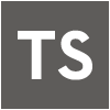 Typescript logo wit